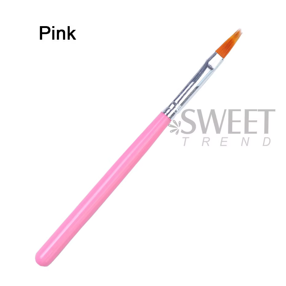 1 pièces brosse à ongles stylo UV Gel dégradé floraison Nail Art peinture manche en bois Nylon cheve