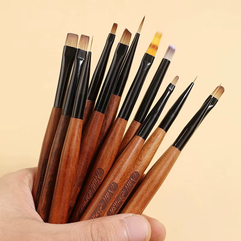 Stylo de photothérapie pour colle à ongles, brosse pour Gel UV, constructeur d'extension en acryliqu