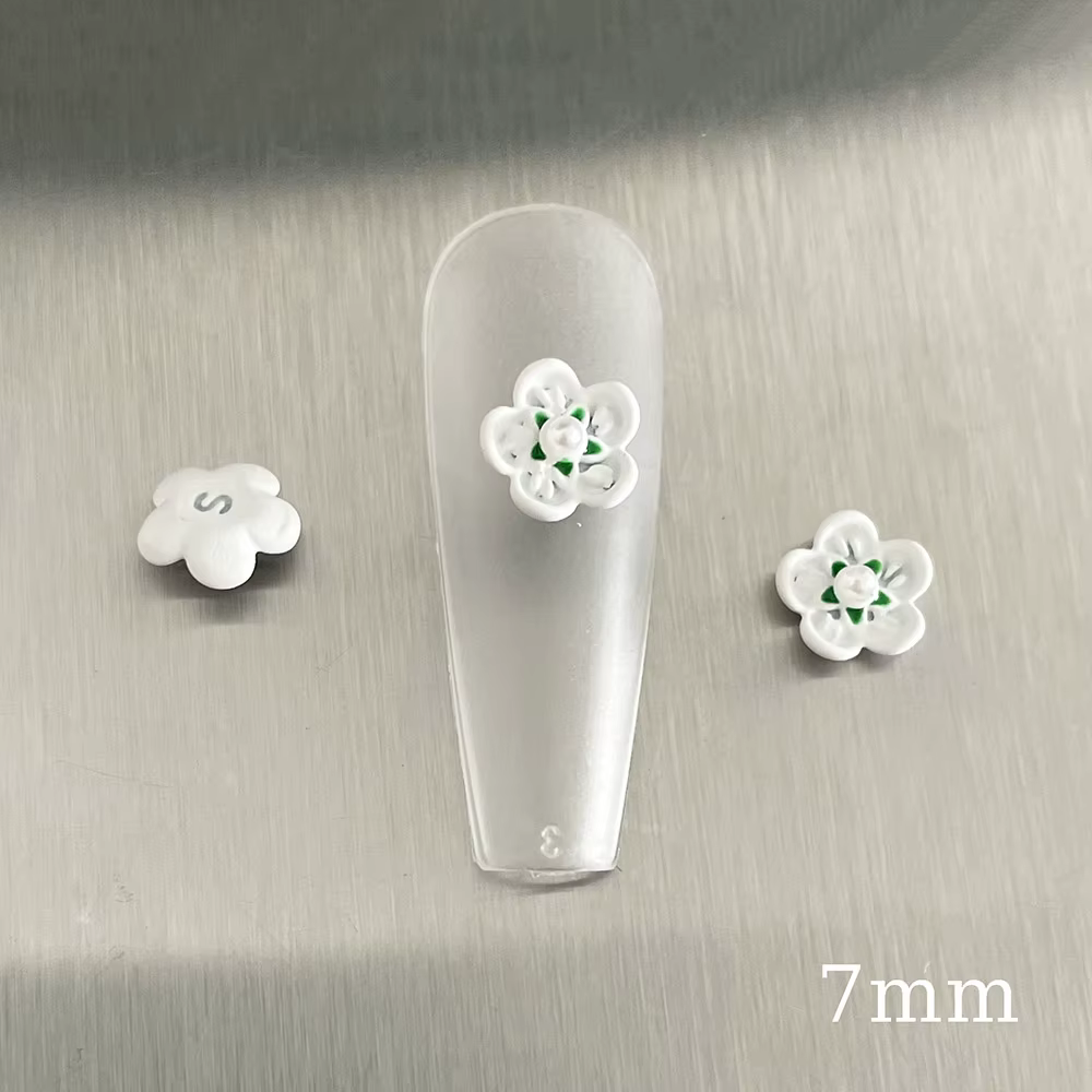 -Formeau d'automne- Breloques polyvalentes et élégantes, en alliage métallique, fleur blanche et ros