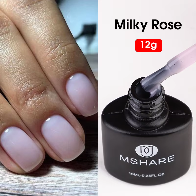 MSHARE vernis semi permanent à ongles Semi-Permanent, à séchage UV LED, à trempage, durci avec un s