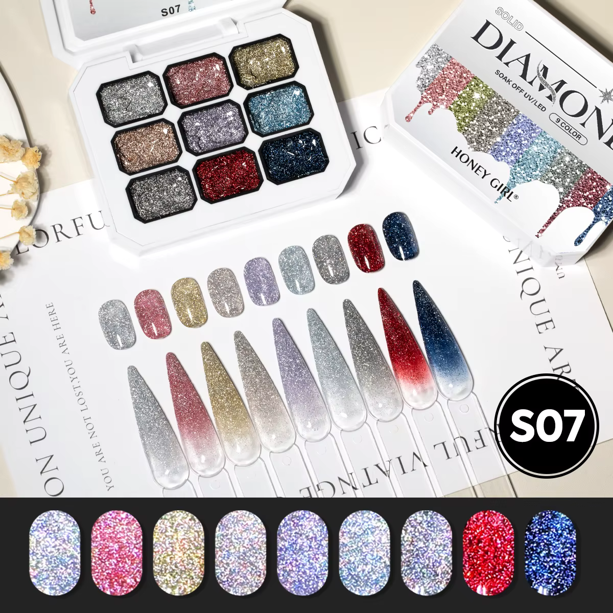 Vernis à ongles en gel brillant 9 couleurs, durable, très adapté à la manucure et à la pédicure, ess