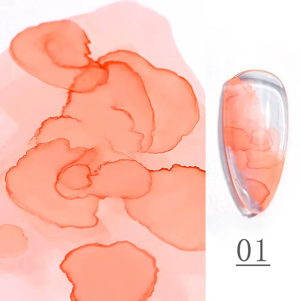 CANNI aquarelle encre pour ongles 9ml Venalisa effet fleuri ongles Art Design naturel Air sec Nail A