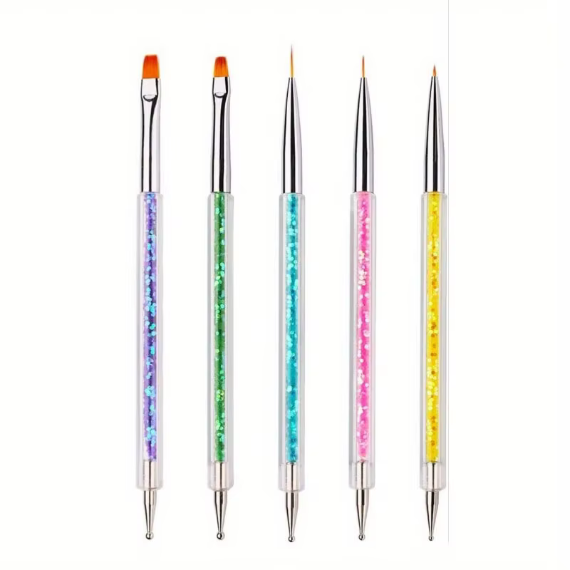 Stylo à points pour nail art, pinceaux pour nail art, accessoires, kits d'outils, fournitures pour p