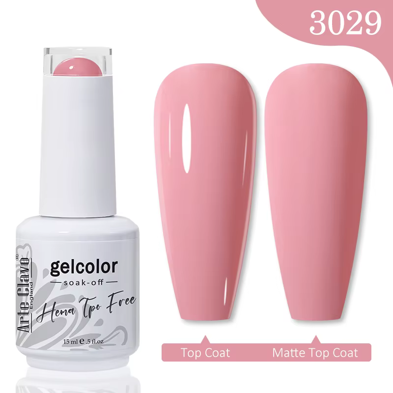 Vernis à ongles gel Arte Clavo Printemps-Été, couleur magnifique, 15 ml, semi-permanent, à retirer p