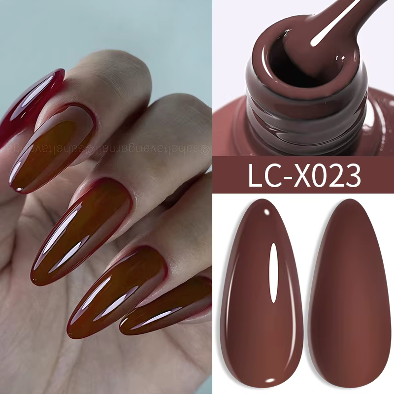 LILYCUTE Ancora rouge automne hiver Gel vernis à ongles Semi Permanent tremper UV LED Gel vernis man