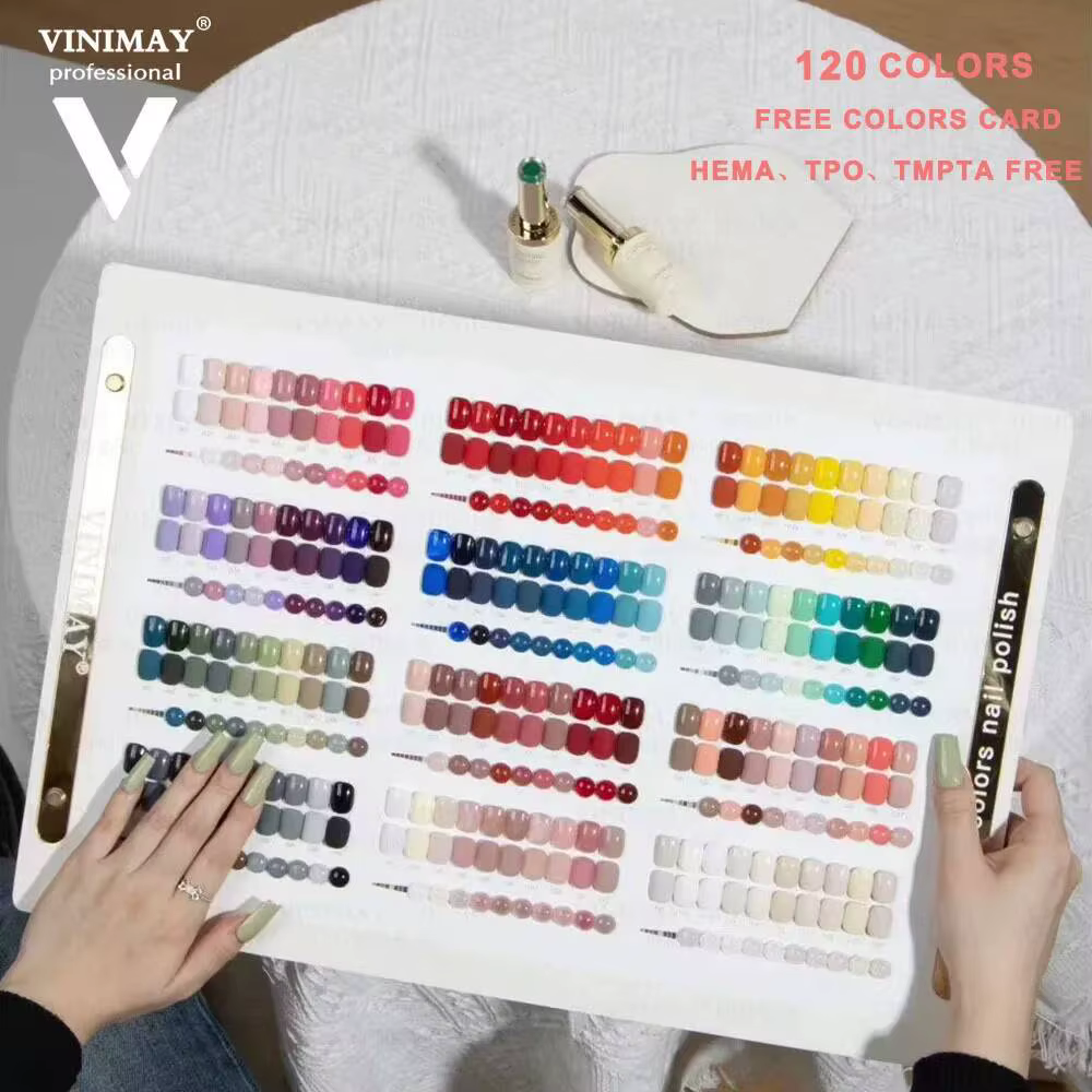Ensemble de vernis à ongles en gel VINIMAY, 120 couleurs, 15 ml, vernis semi-permanent UV, très bonn
