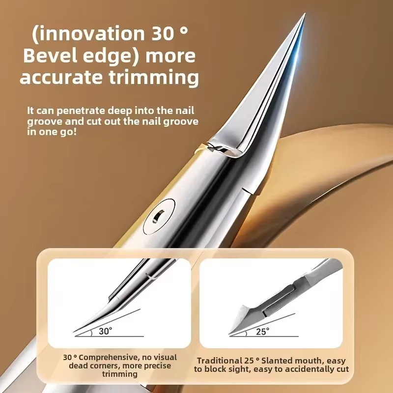 Coupe-ongles coupe-ongles pour ongles épais pour personnes âgées avec lame diagonale courbe pour ong