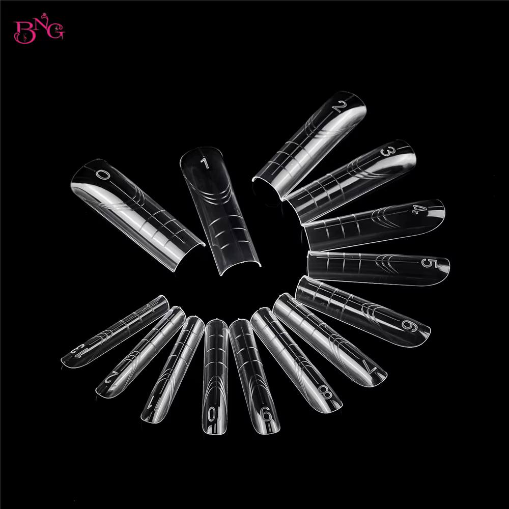 BNG 70/140 pièces griffe de chat ongles incurvés double formes pour Extension acrylique réutilisable