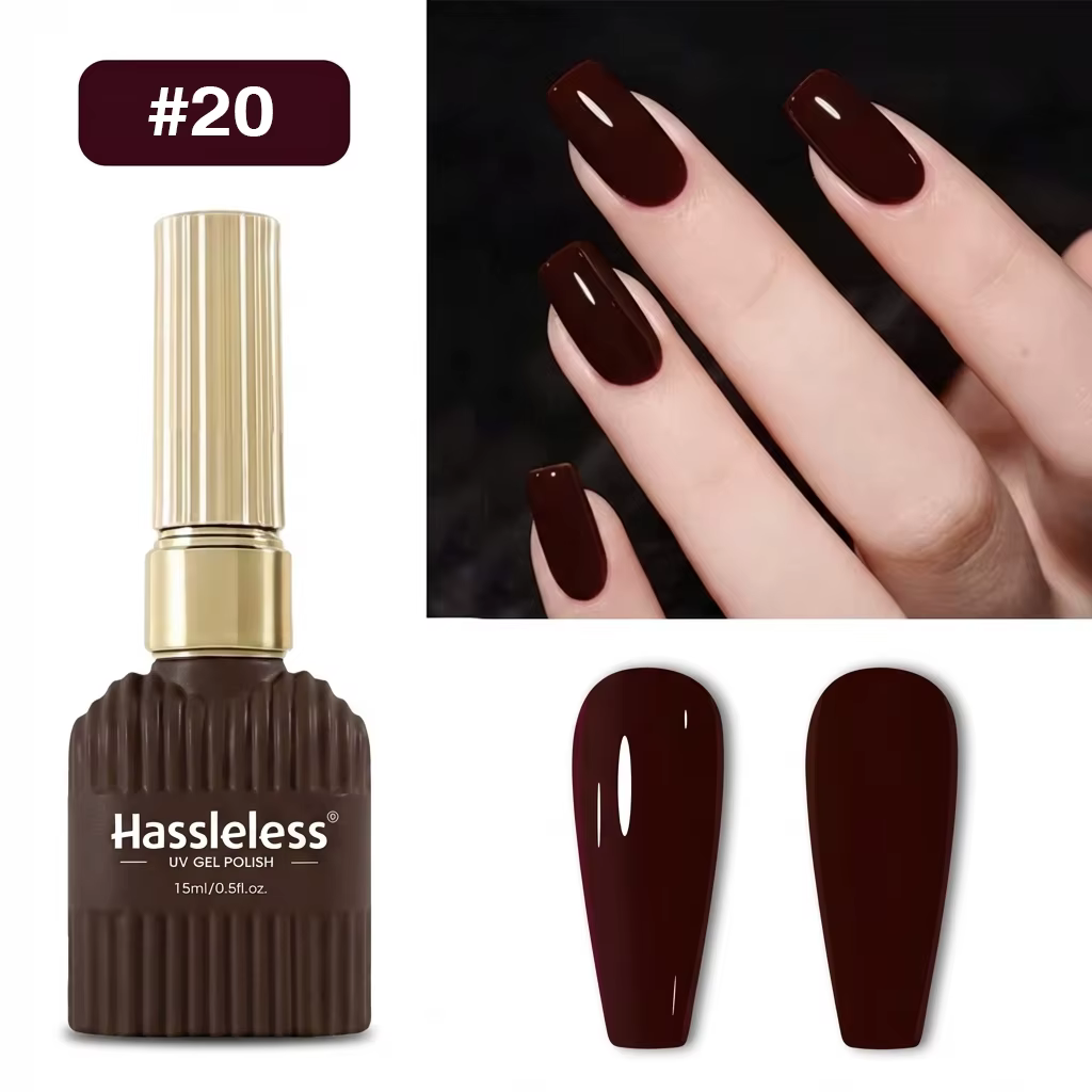 Vernis à ongles en gel 15 ml | Finition mate et brillante | Longue durée et résistant aux éclats
