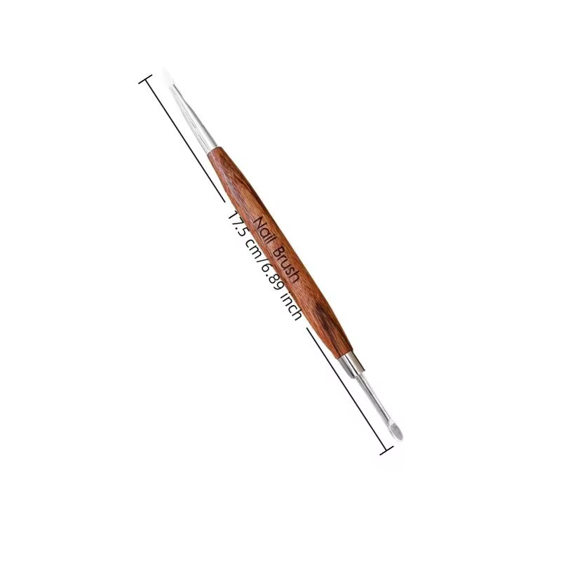 Stylo de mélange, outil de manucure à faire soi-même, multifonctionnel en bois, Double tête, brosse 
