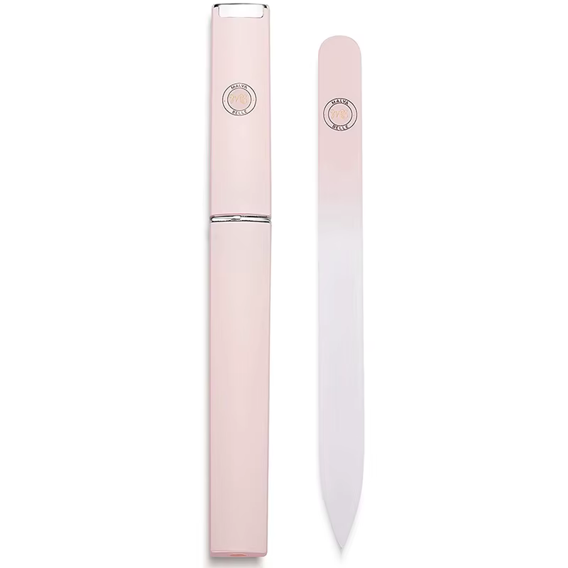 Meilleure lime à ongles en verre cristal longue durée Double face verre trempé Salon professionnel m