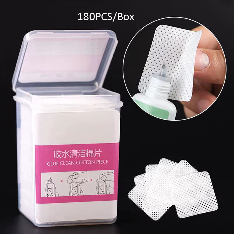 1000/600/500/300/200/100 pièces lingettes dissolvant de vernis à ongles non pelucheuses serviette UV