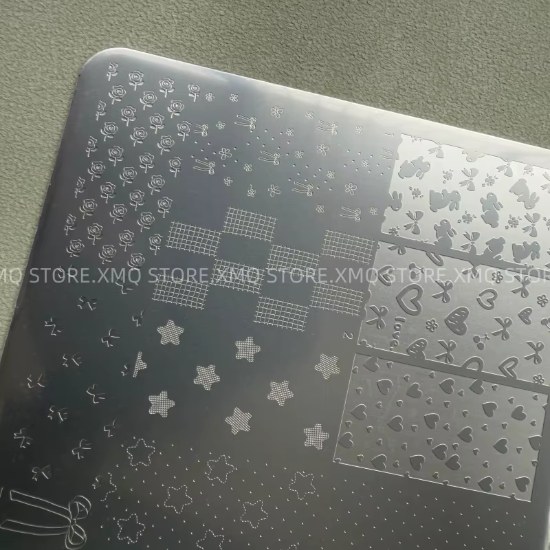 XMQ NAIL ART STAMPING PLATES STAR HEART TEMPLATES