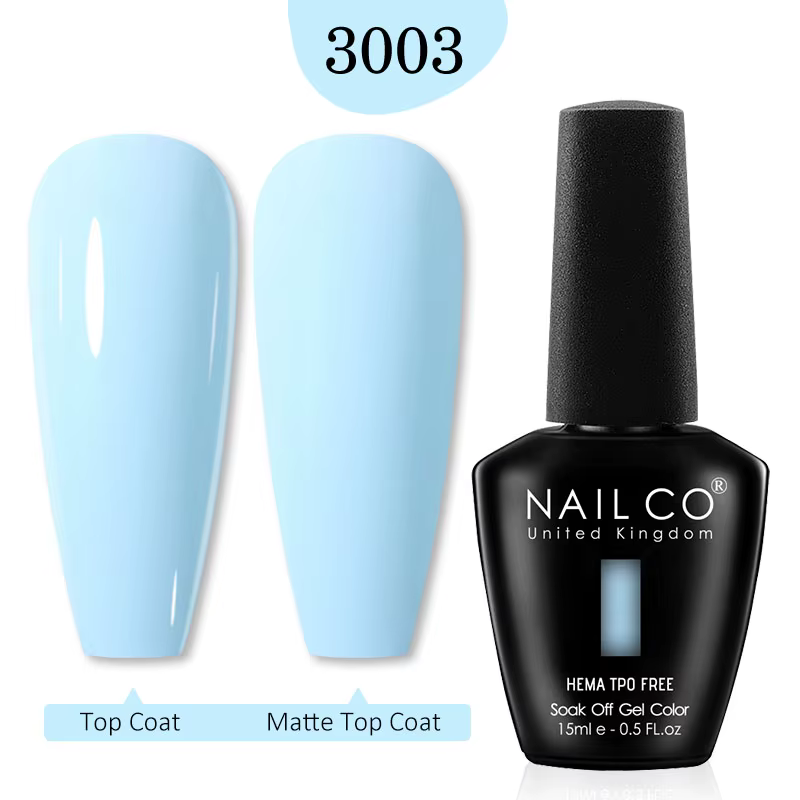  NAILCO bleu vert couleur série Gel vernis à ongles 15ml Hema Tpo gratuit vernis Semi Permanent tre