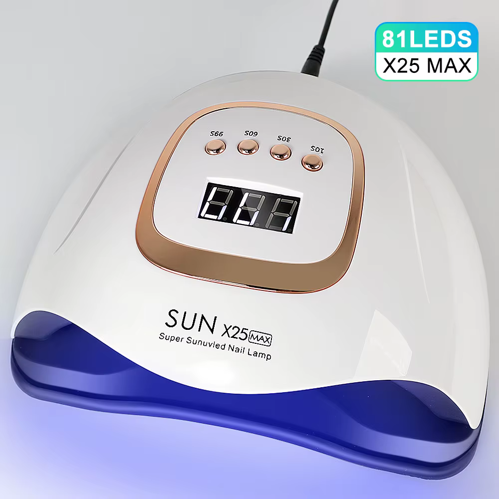 SUN X25MAX 81LED lampe UV pour séchage des ongles durcissement rapide tout le vernis à ongles Gel pr