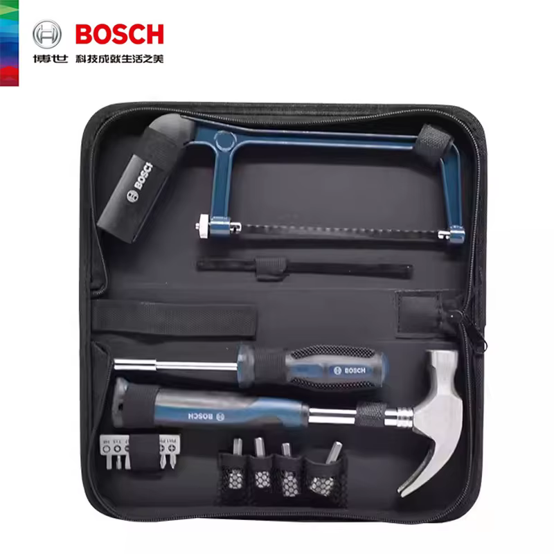 Bosch-Marteau ménager multifonctionnel, ensemble d'outils de scie à main, jeu de tournevis, douille 