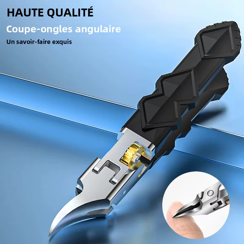 Coupe-ongles, coupe-ongles ultra-affûtés à lame inclinée, coupe-ongles domestiques pour ongles épais