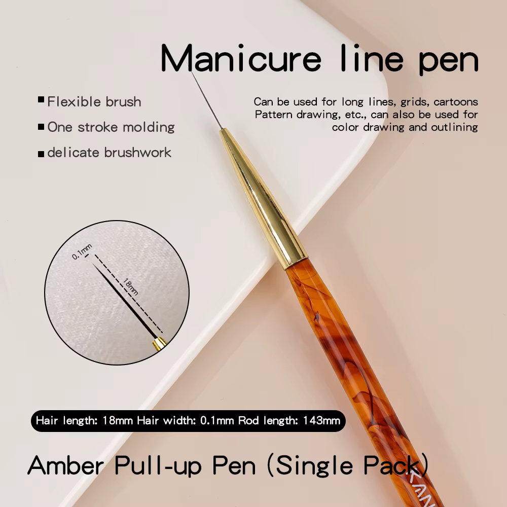 Pinceaux pour nail art, stylo pour la conception d'ongles en gel UV, outils de peinture DIY, pinceau