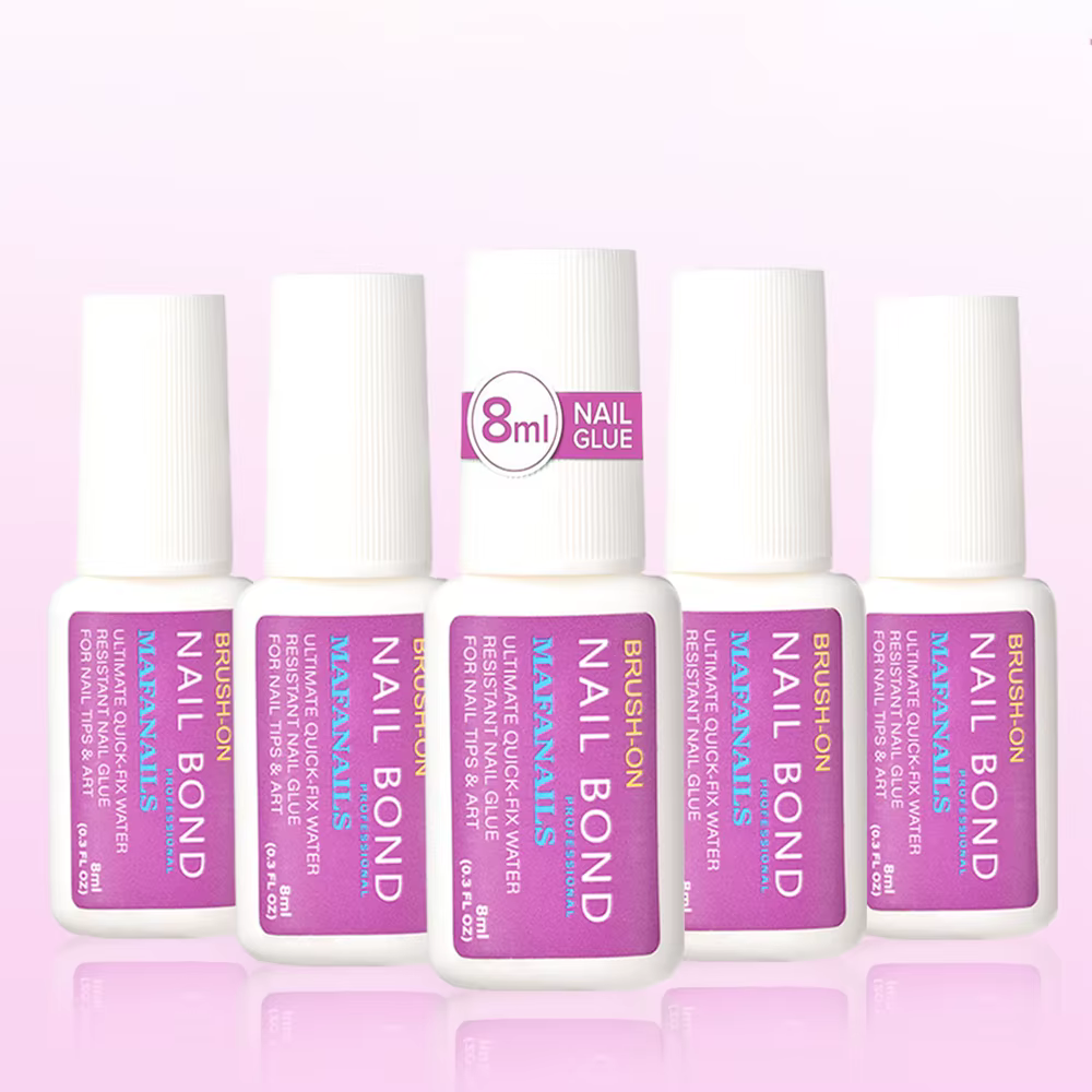 Colle à ongles à séchage rapide, 8ml, pour faux ongles, paillettes, acrylique, décoration de strass,