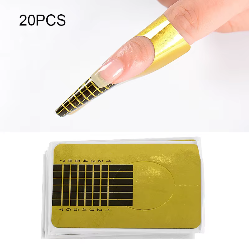 Conseils de forme d'ongle français, Extension de Gel UV acrylique, Extension de forme de boucle, aut