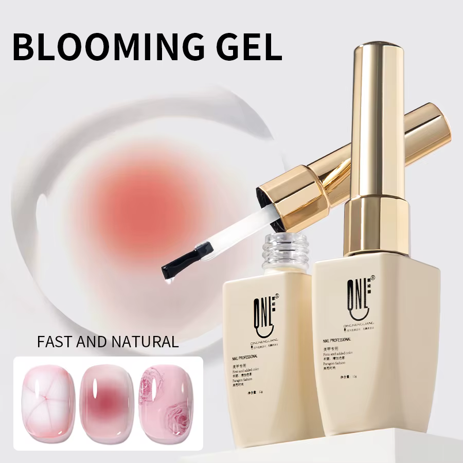 RS NAIL 12ml vernis Gel fleuri clair tremper UV LED Transparent fleur dégradé Gel Nail Art Semi Perm