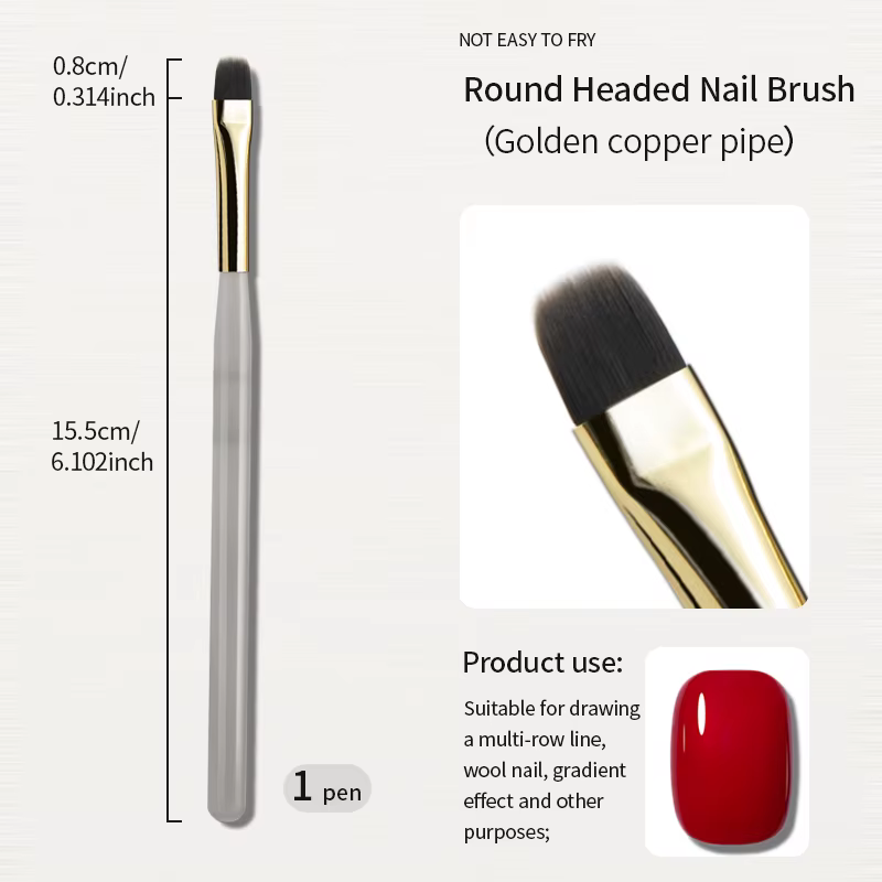 RS Nail Art peinture pinceau lignes acryliques stylo rayures grille fleur papillon dessin aquarelle