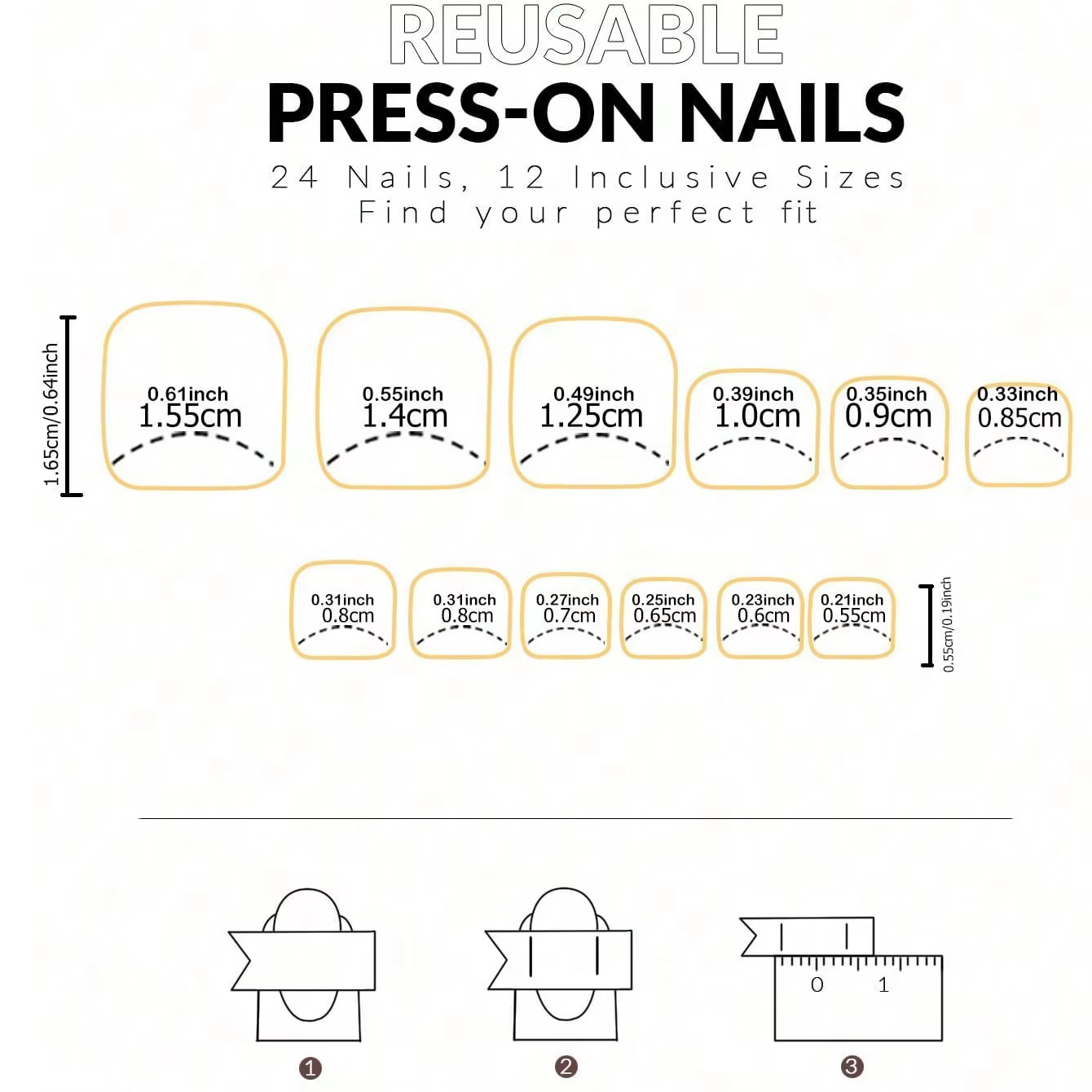 24 pièces ongles pressés rose vif, faux ongles courts, ongles carrés en acrylique pour le pressage d
