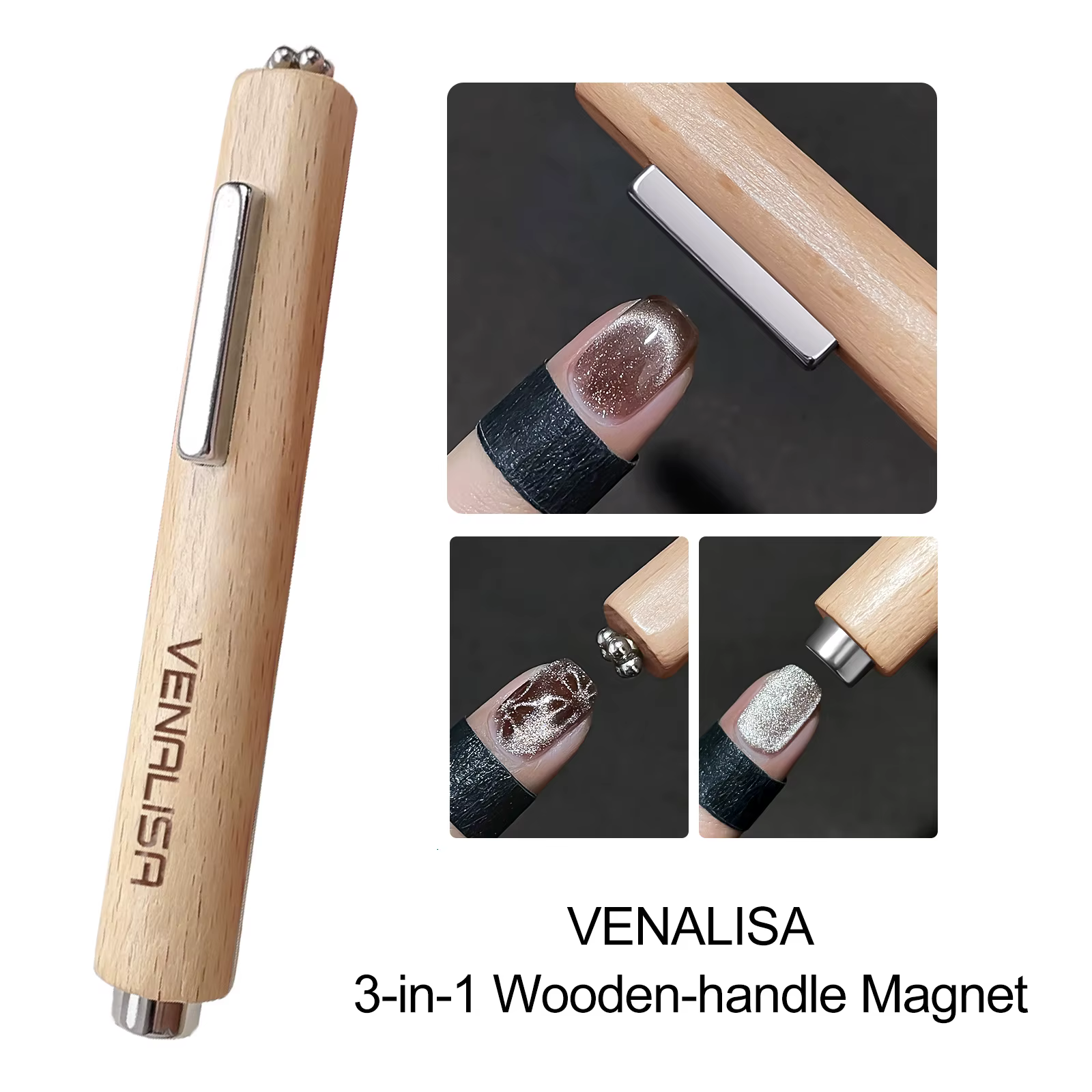 Venalisa TPO/Hema gratuit 10D oeil de chat vernis à ongles aimant tremper UV LED Semi Permanent pail