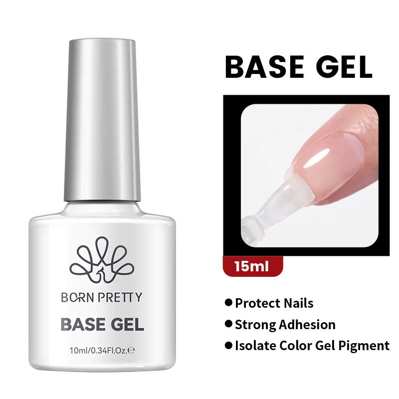 Faillite N PRETTY-Gel de base et couche de finition en caoutchouc, gel de renforcement pour N64.Tool