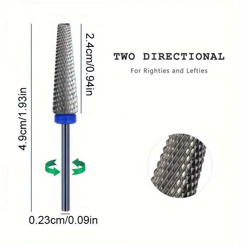 Forets à ongles Super longs en carbure de 24mm, accessoires de perceuses électriques, outil de manuc