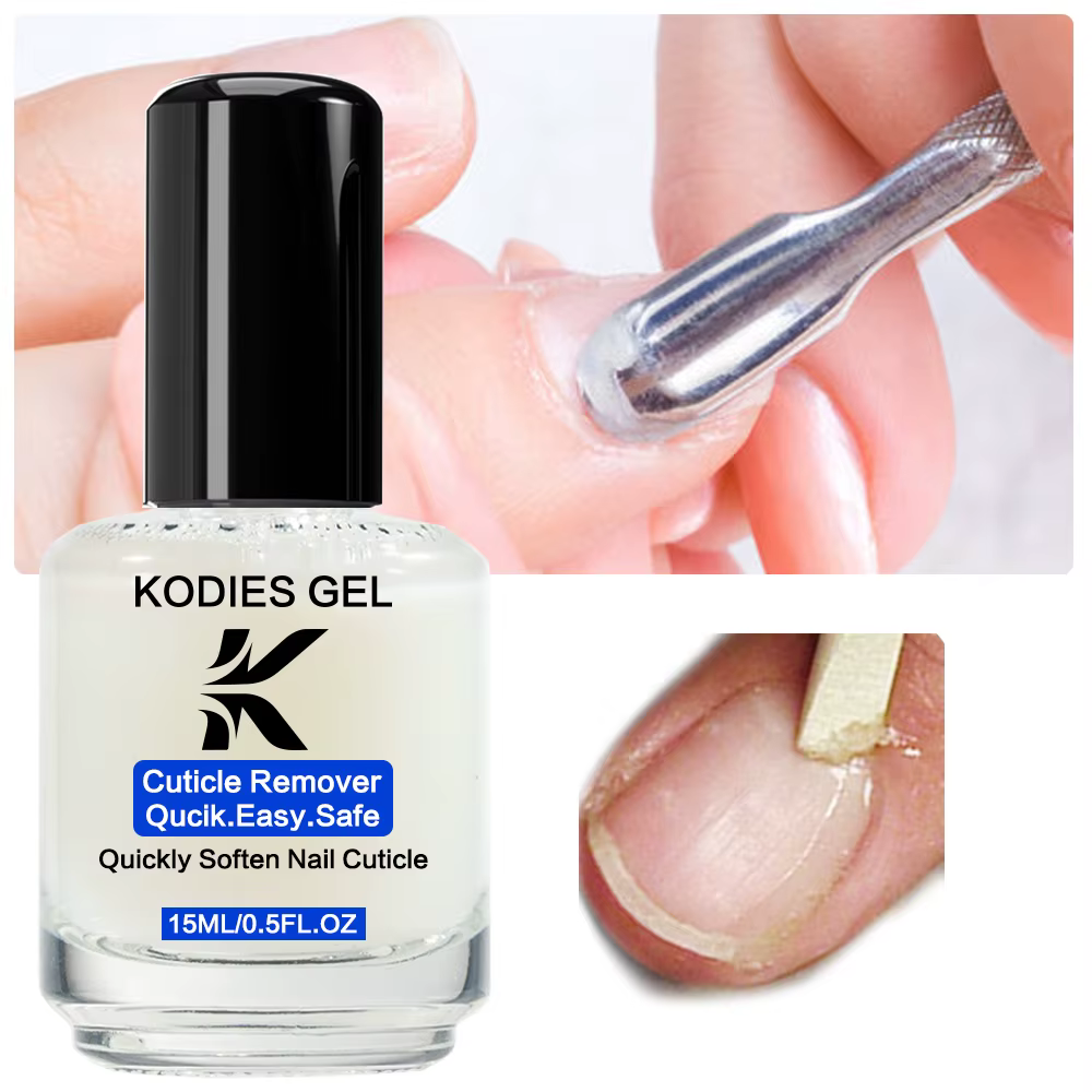 KODIES GEL dissolvant de cuticules 15ML exfoliant doux pied cuticule huile adoucisseur liquide trait