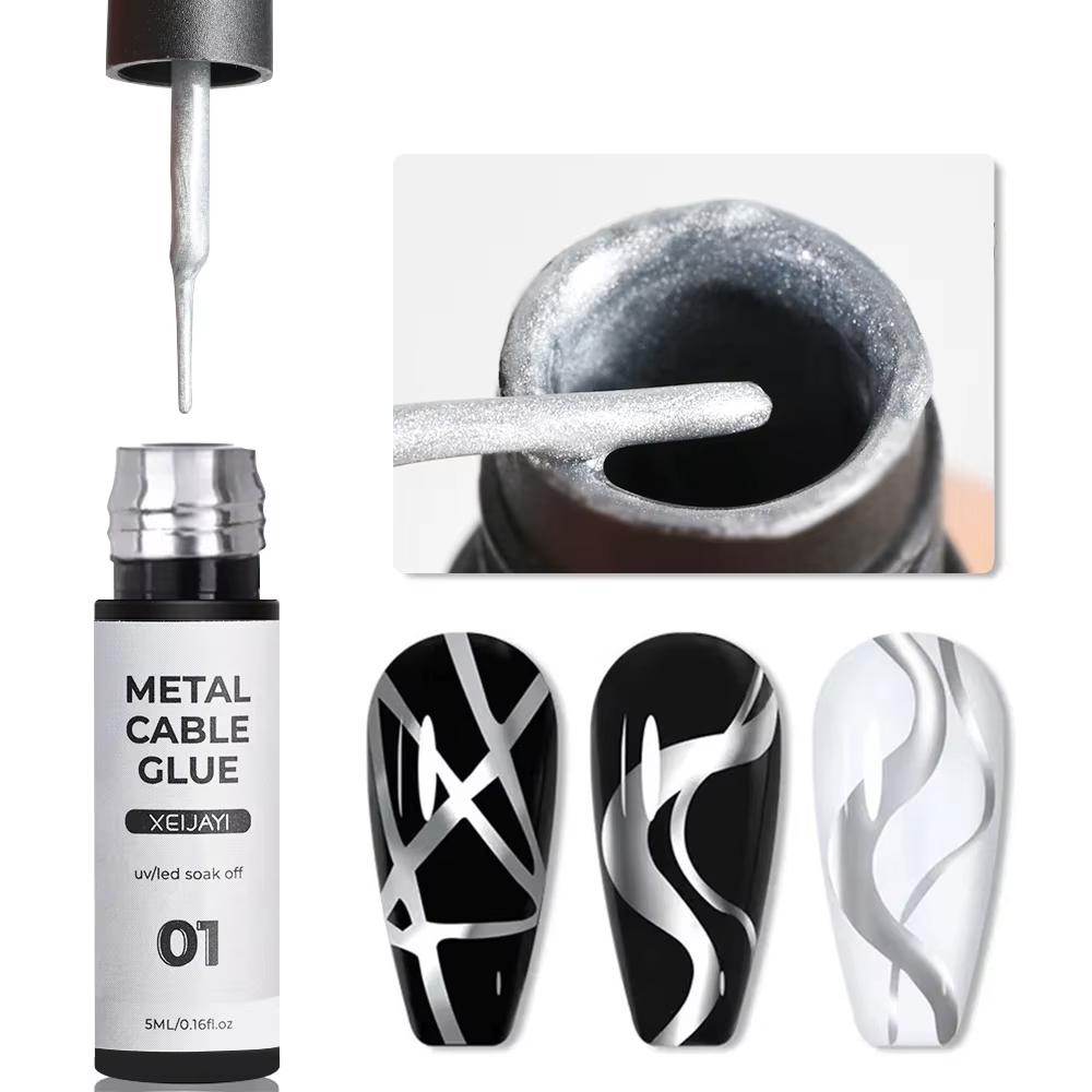 Vernis à ongles gel aquarelle 10ml Onde Océanique Blanche, séchage rapide 3s, pour motifs bulles bla