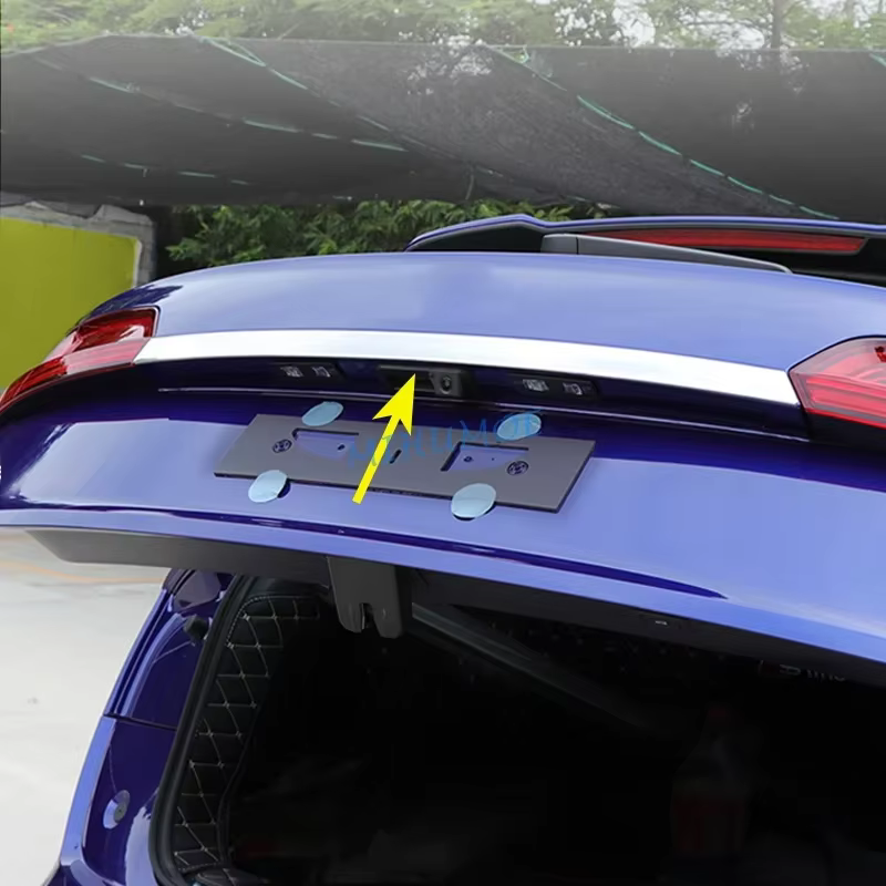 Pour 2017 2018 2019 2020 Audi Q5 (FY) SQ5 garnitures de porte arrière de coffre en acier bandes acce