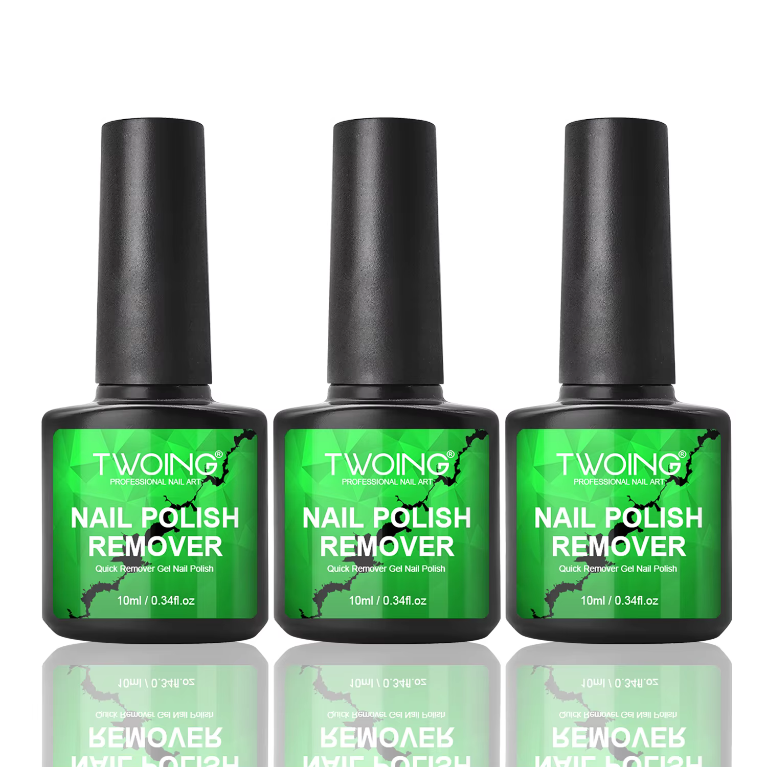 Ensemble de 3 dissolvant de vernis à ongles en Gel, élimine rapidement et facilement les vernis Gel 