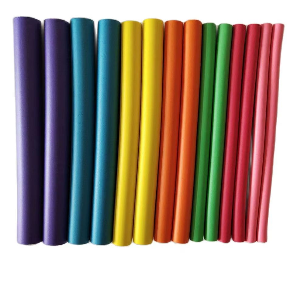 42 pièces/lot tige de friser sans chaleur éponge douce bigoudi rouleau mousse Bendy torsion boucles