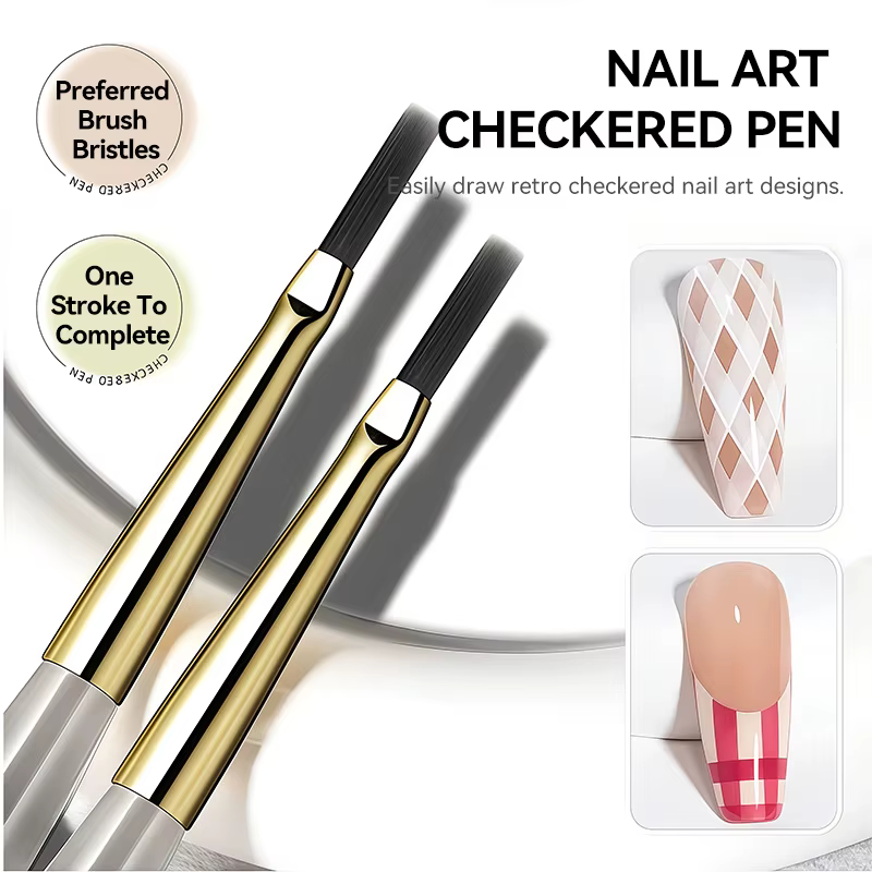 Brosse professionnelle pour Nail Art, pointe de peinture, dessin, sculpture, stylo à points, doublur