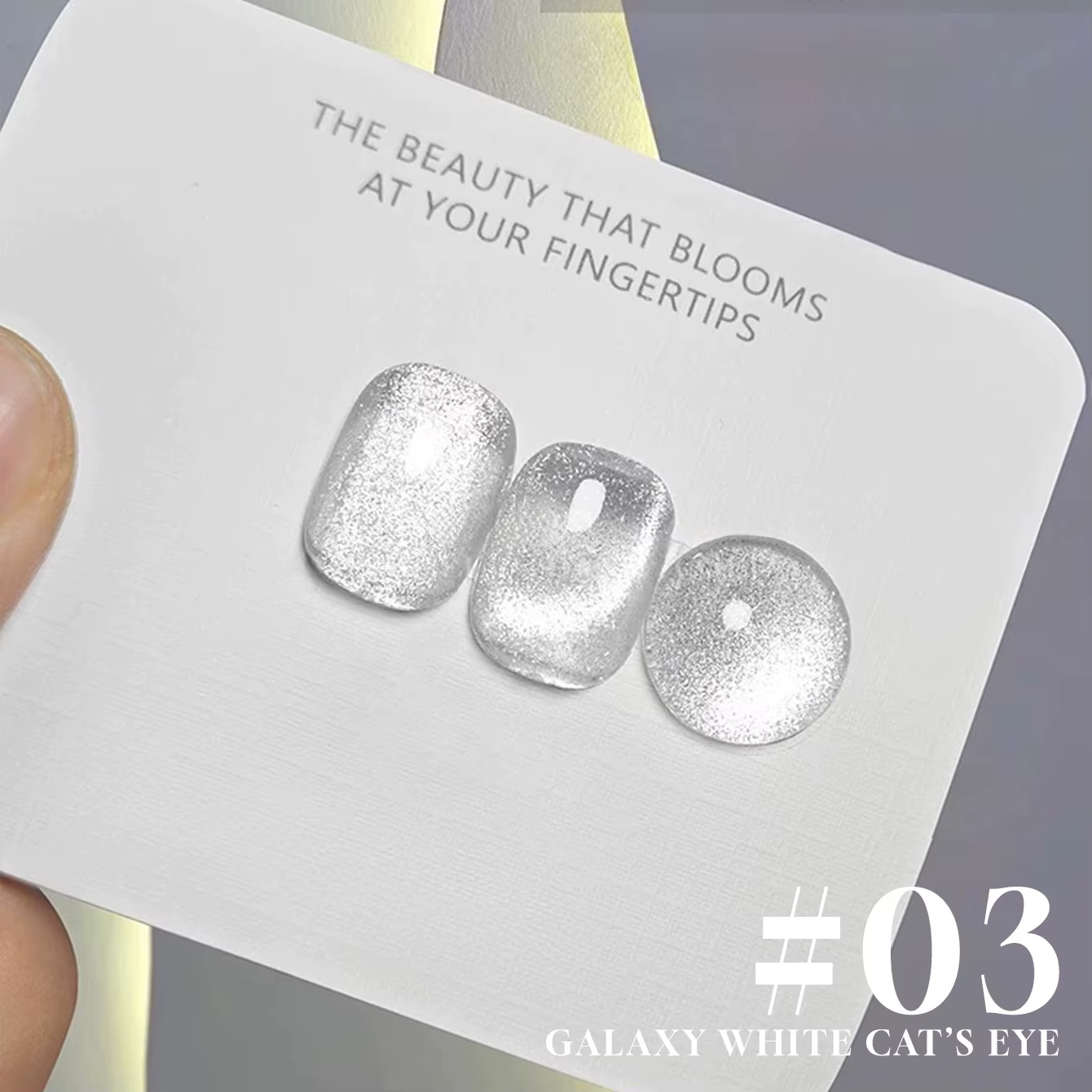MIANEL 12ML automne galaxie blanc oeil de chat Gel vernis à ongles avec perles de verre 1-5 pièces e