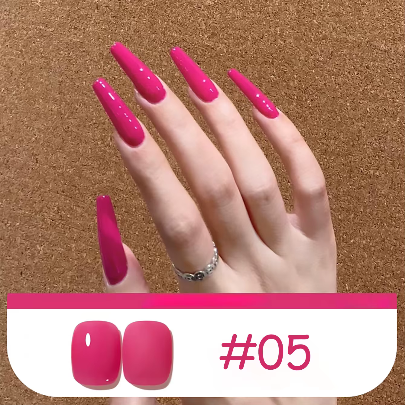 1 pièce PSK Vernis à ongles gel série couleur rose blanchissant, tendance estivale, couleurs Dragon