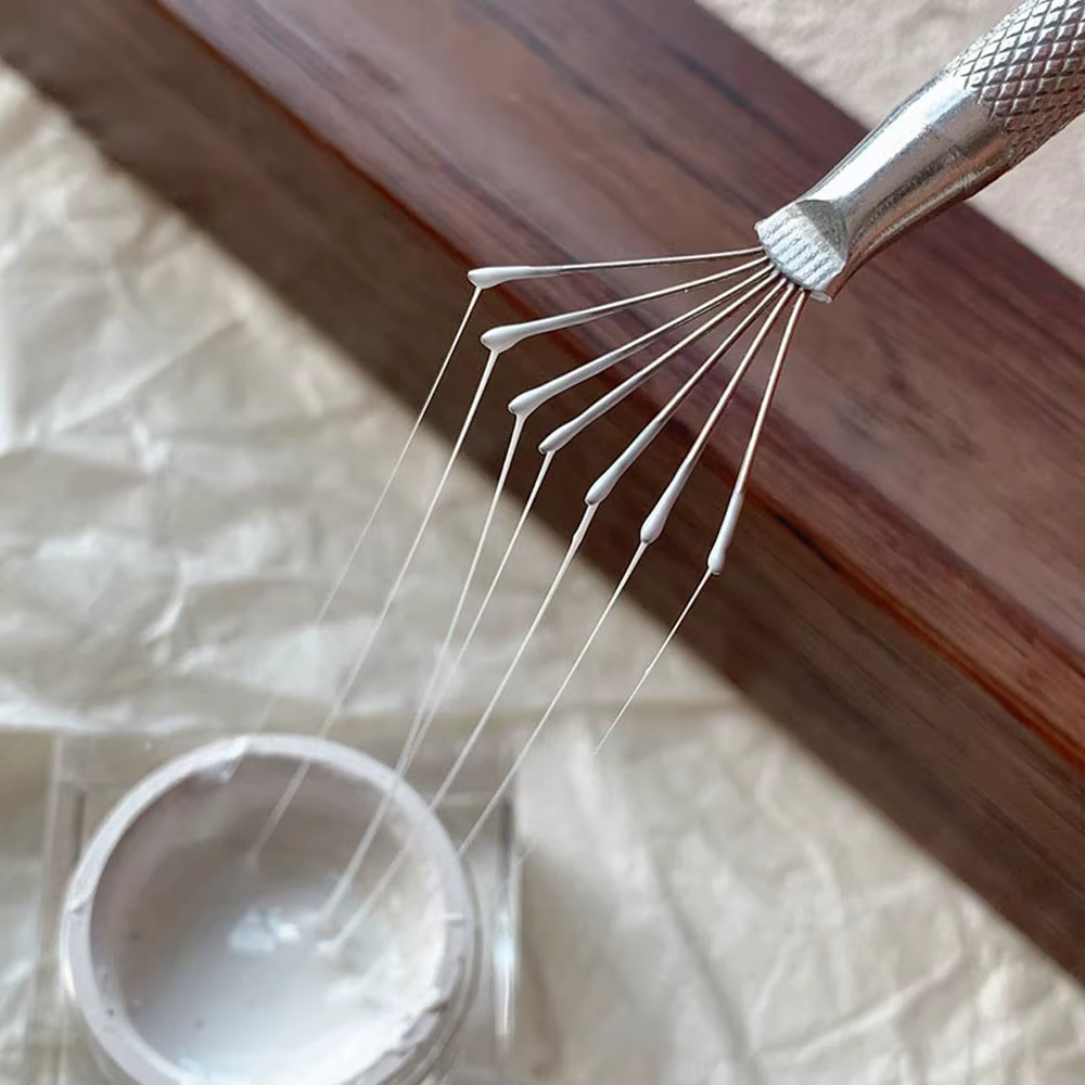 Liner à ongles à 7 broches, outils d'art des ongles, lignes à rayures en acier inoxydable, stylos po