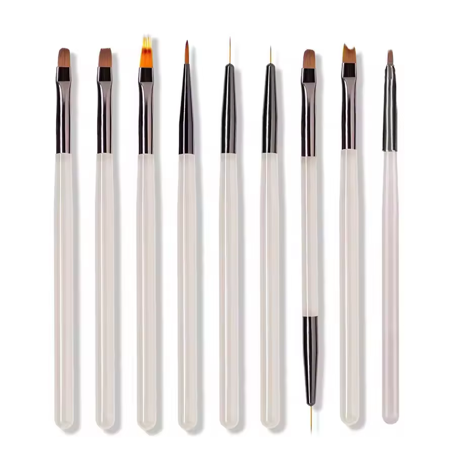 LINMANDA – stylo de conception pour nail art, outils de peinture avec pinceau pour gel d'extension d