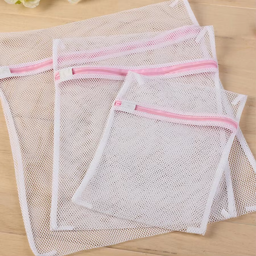 3 pièces/ensemble soutien-gorge sous-vêtements produits fermeture éclair maille sacs à linge paniers