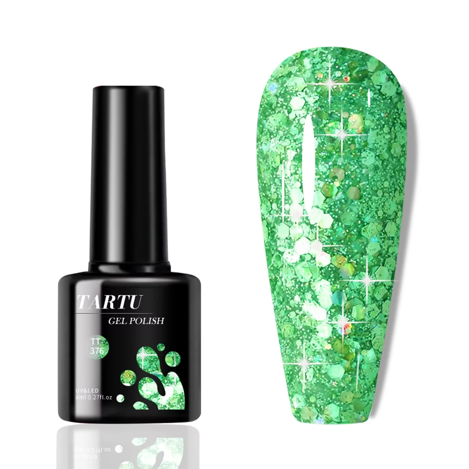 Vernis à ongles Gel coloré à paillettes, brillant, Gel de noël, UV LED, tremper, manucure, bricolage