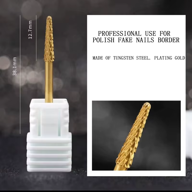 Forets à Ongles en Carbure de Tungstène, Fraise pour Faux Ongles et Accessoire de Verhéritage à Bord