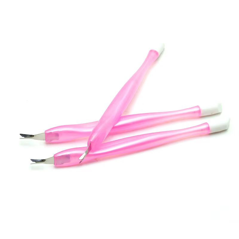 Outils de manucure et pédicure en acier inoxydable, poussoir de vernis à ongles gel UV, tondeuse à 2