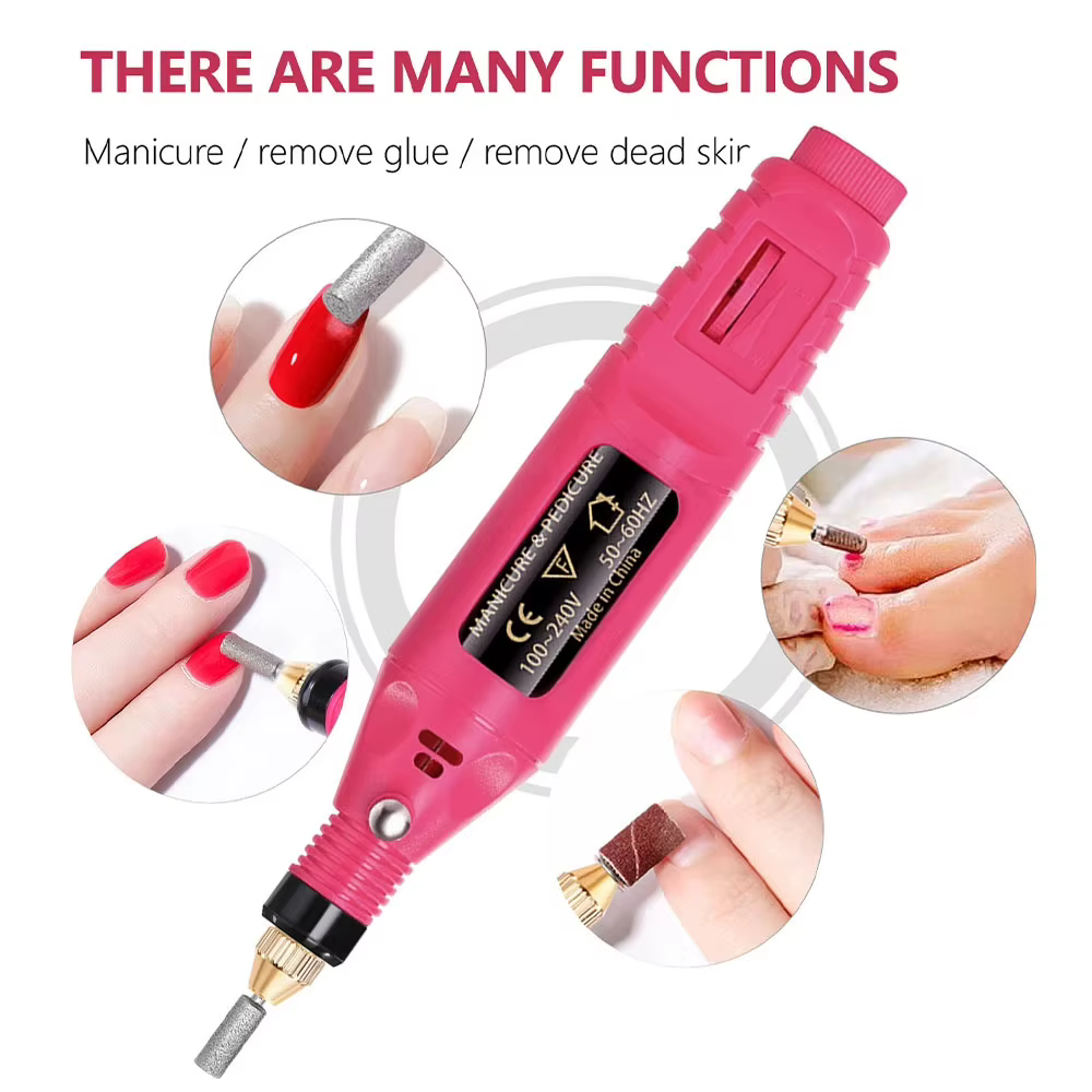 LINMANDA haute qualité perceuse à ongles ensemble ponceuse à ongles électrique Gel dissolvant de ver