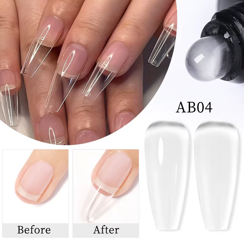 BORN PRETTY 30ml paillettes Gel acrylique Extension de doigt vernis à ongles argent rose Extension G