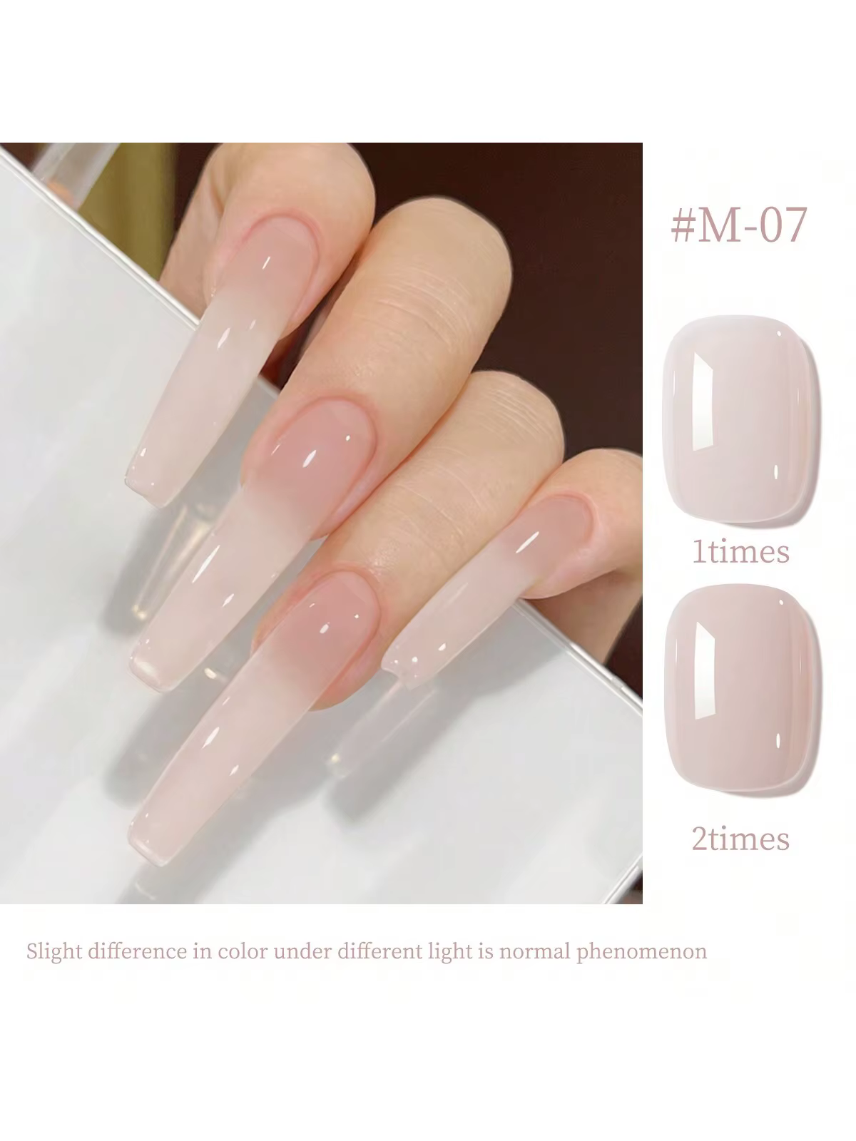 Vernis à ongles nude 15 ml, nouvelle tendance, couleur chair haut de gamme, gel de base effet glace 