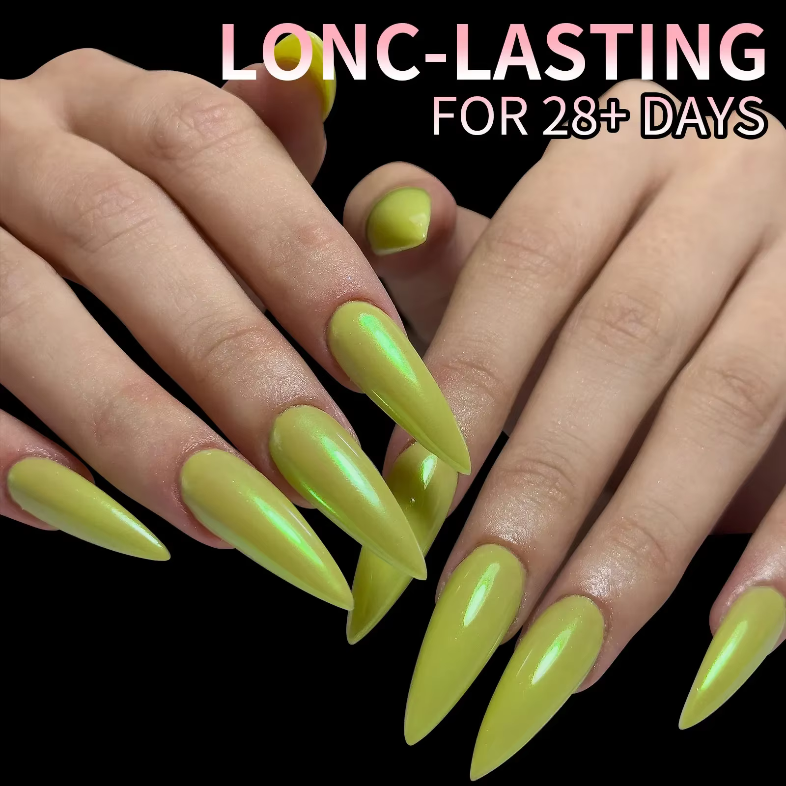 Faux ongles de luxe en Gel doux, Capsules semi-mates, cercueil français d'amande, couverture complèt