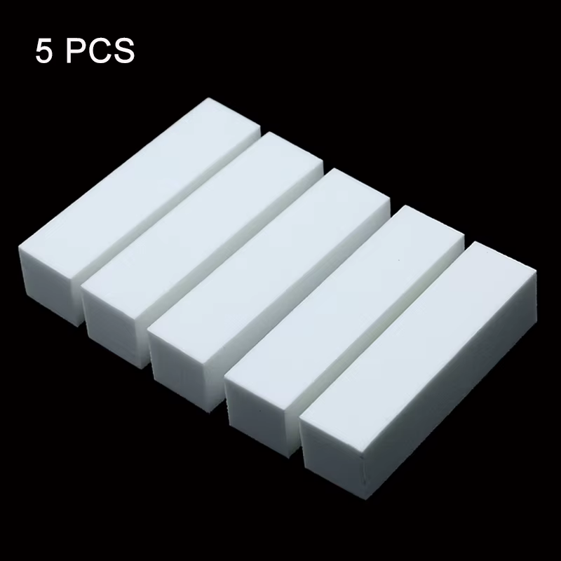 Bloc de polissage pour nail art, lime à ongles blanche, éponge de polissage pour manucure et pédicur