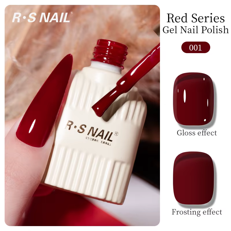 RSNAIL rouge Gel pur vernis à ongles Gel noël rouge série ongles Gel semi-permanent Halloween UV Gel